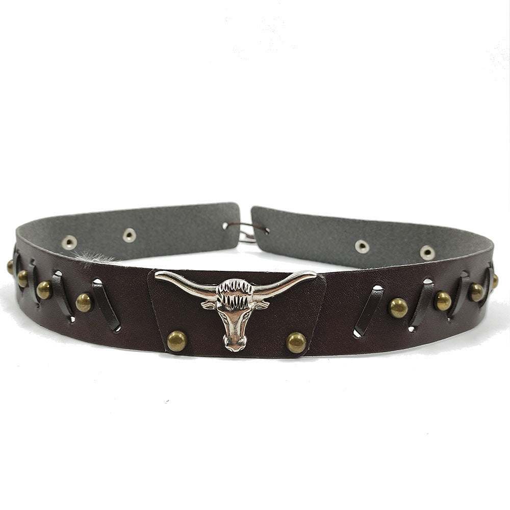 Pendant Parts Men's And Women's Decorative Lace-up Hat Scarf Accessories