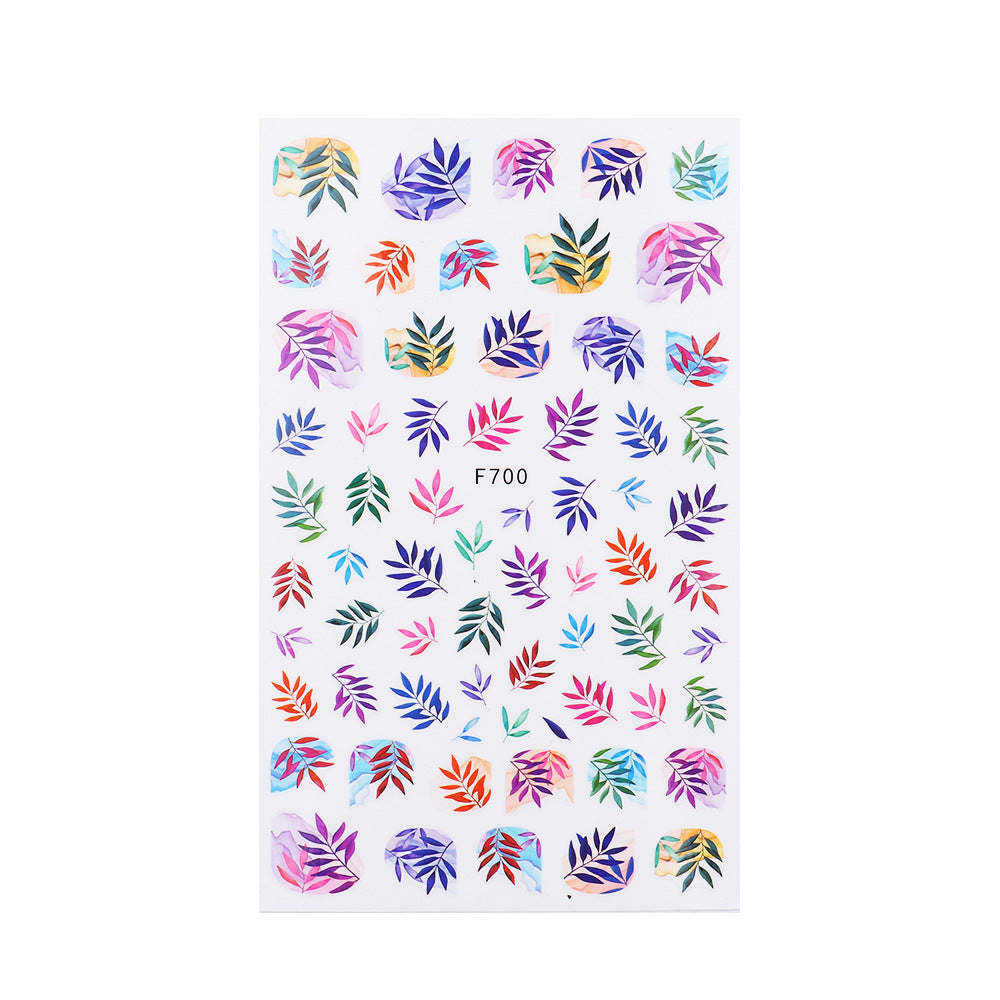 Nail Floral Sticker