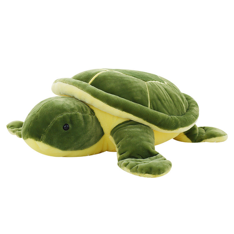 Süße große Schildkröte Plüsch Spielzeug Puppe kleine Schildkröte Puppe schlafen Kissen Bett Kinder Schildkröte