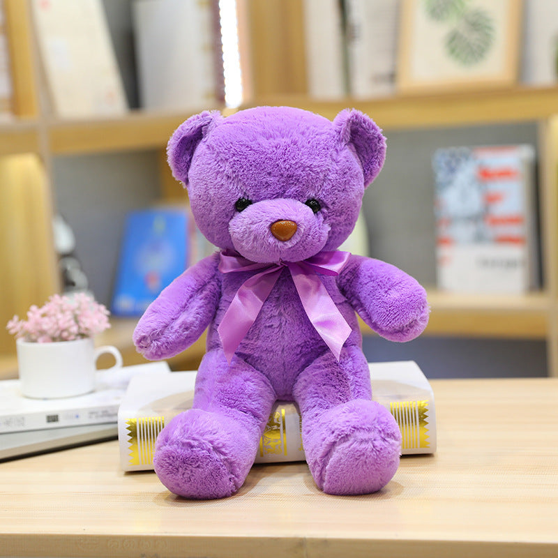 Bear doll plush toy doll ribbon scarf bow tie bear