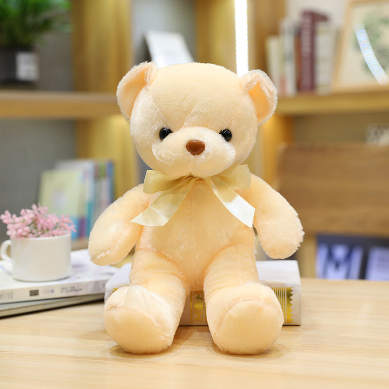 Bear doll plush toy doll ribbon scarf bow tie bear