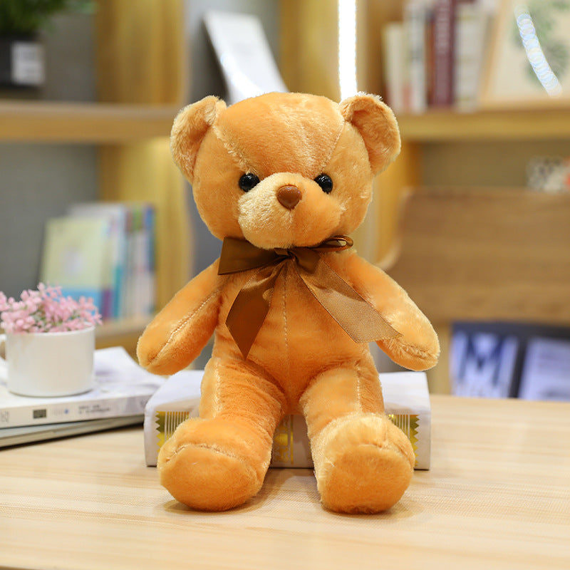 Bear doll plush toy doll ribbon scarf bow tie bear