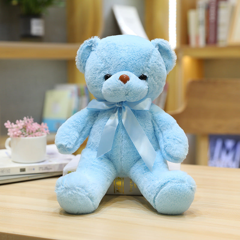 Bear doll plush toy doll ribbon scarf bow tie bear