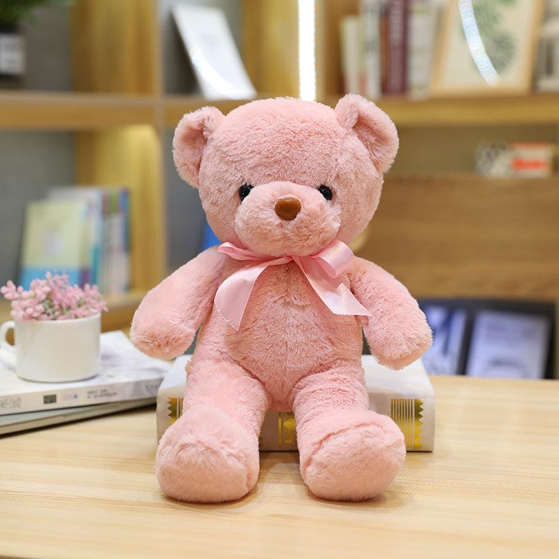 Bear doll plush toy doll ribbon scarf bow tie bear