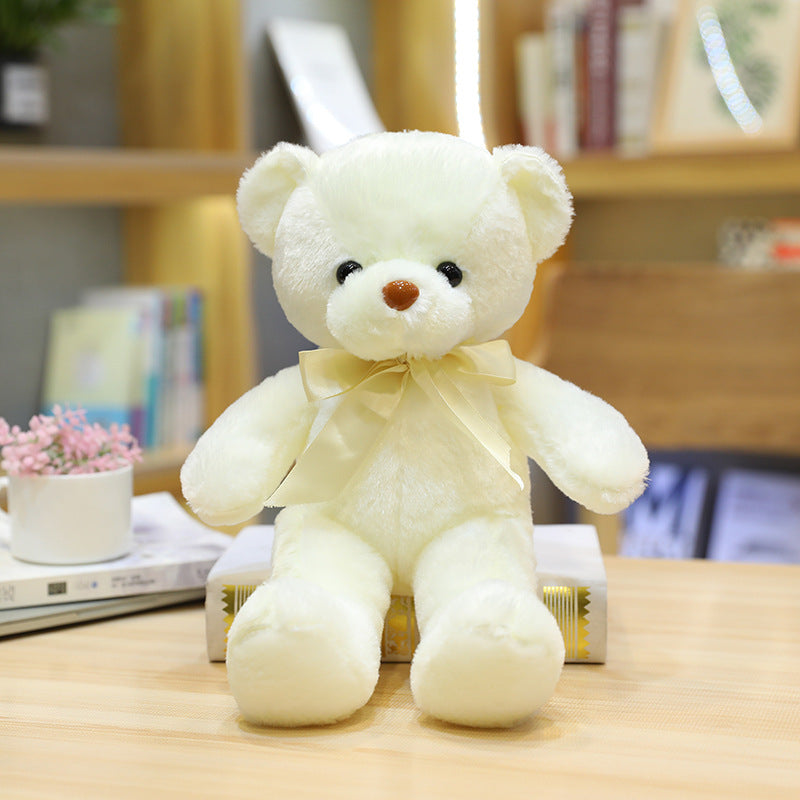 Bear doll plush toy doll ribbon scarf bow tie bear