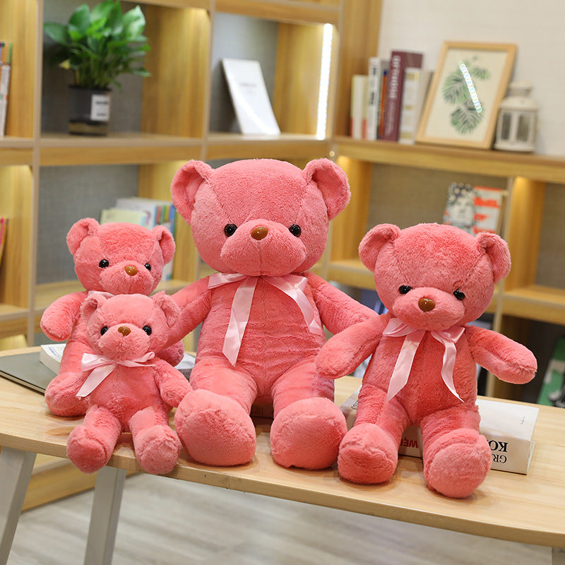 Bear doll plush toy doll ribbon scarf bow tie bear