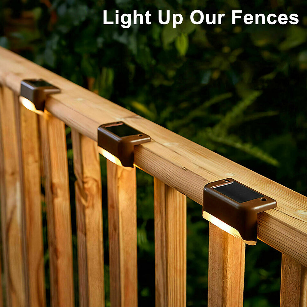 LED Light Solar Powered Staircase Step Light for Outdoor Use