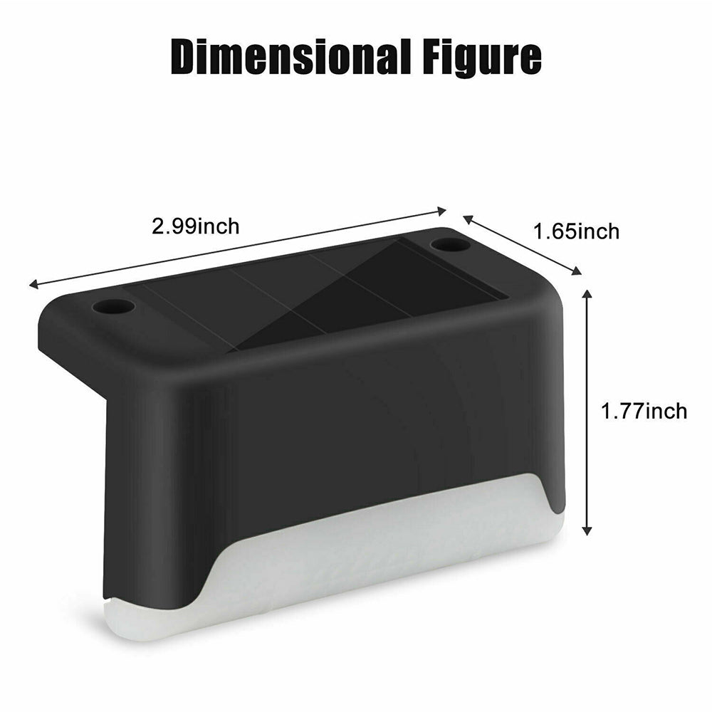 LED Light Solar Powered Staircase Step Light for Outdoor Use