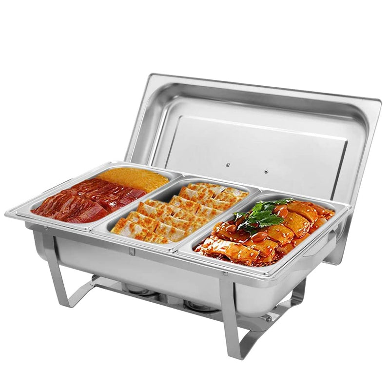 9L 304 Insulated Food Warmer Bain Marie Food Buffet Warmer Chafing Dish