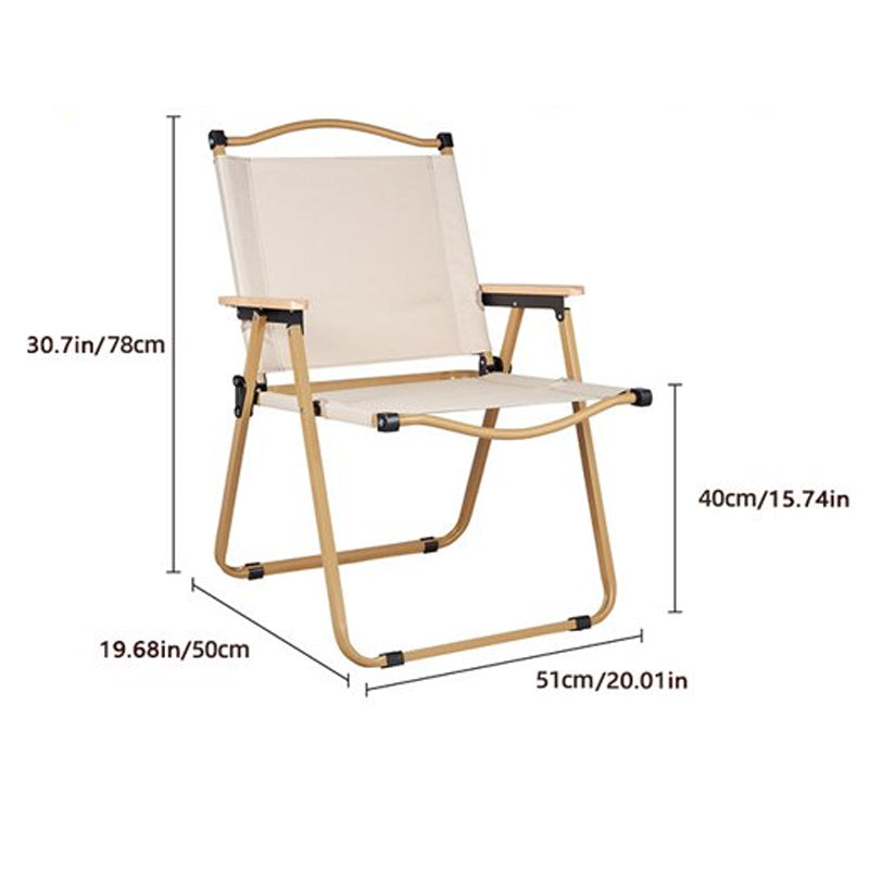 Heavy Duty Portable Outdoor Adult Camping Kermit Chair with Arm Rest