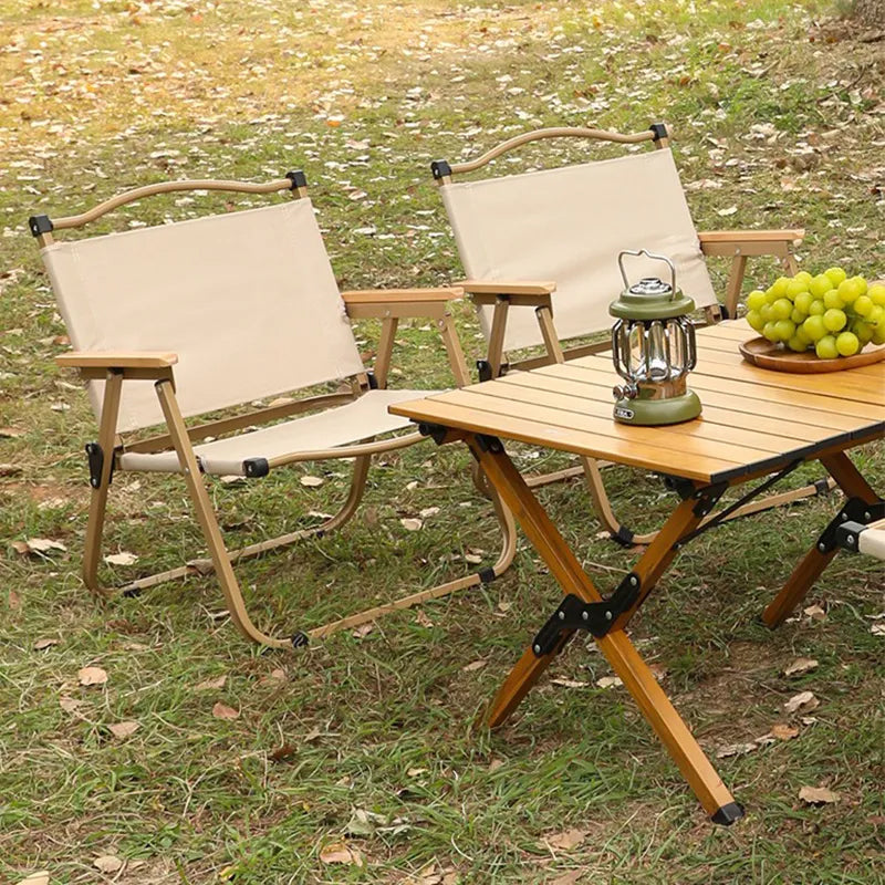 Heavy Duty Portable Outdoor Adult Camping Kermit Chair with Arm Rest