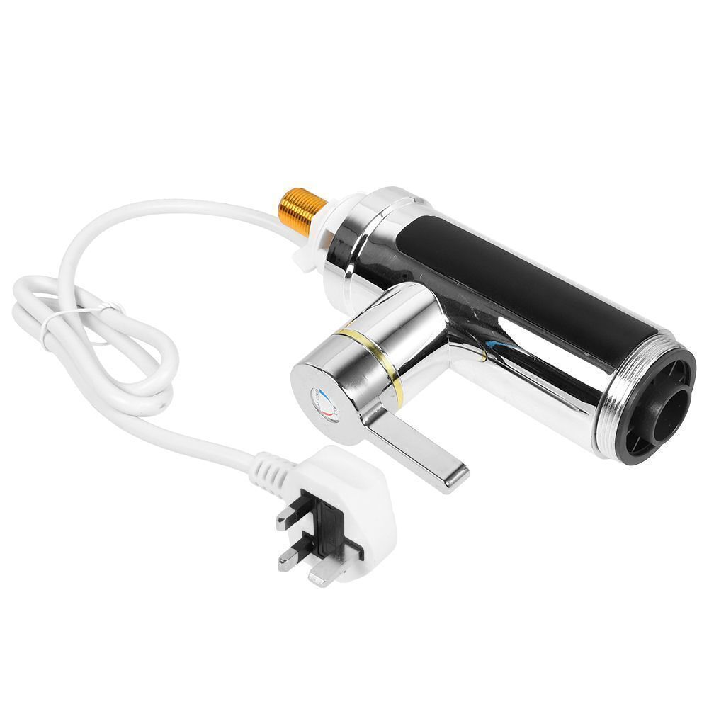 Electric Heating Fast Instant Hot Water Heater Faucet - Silver