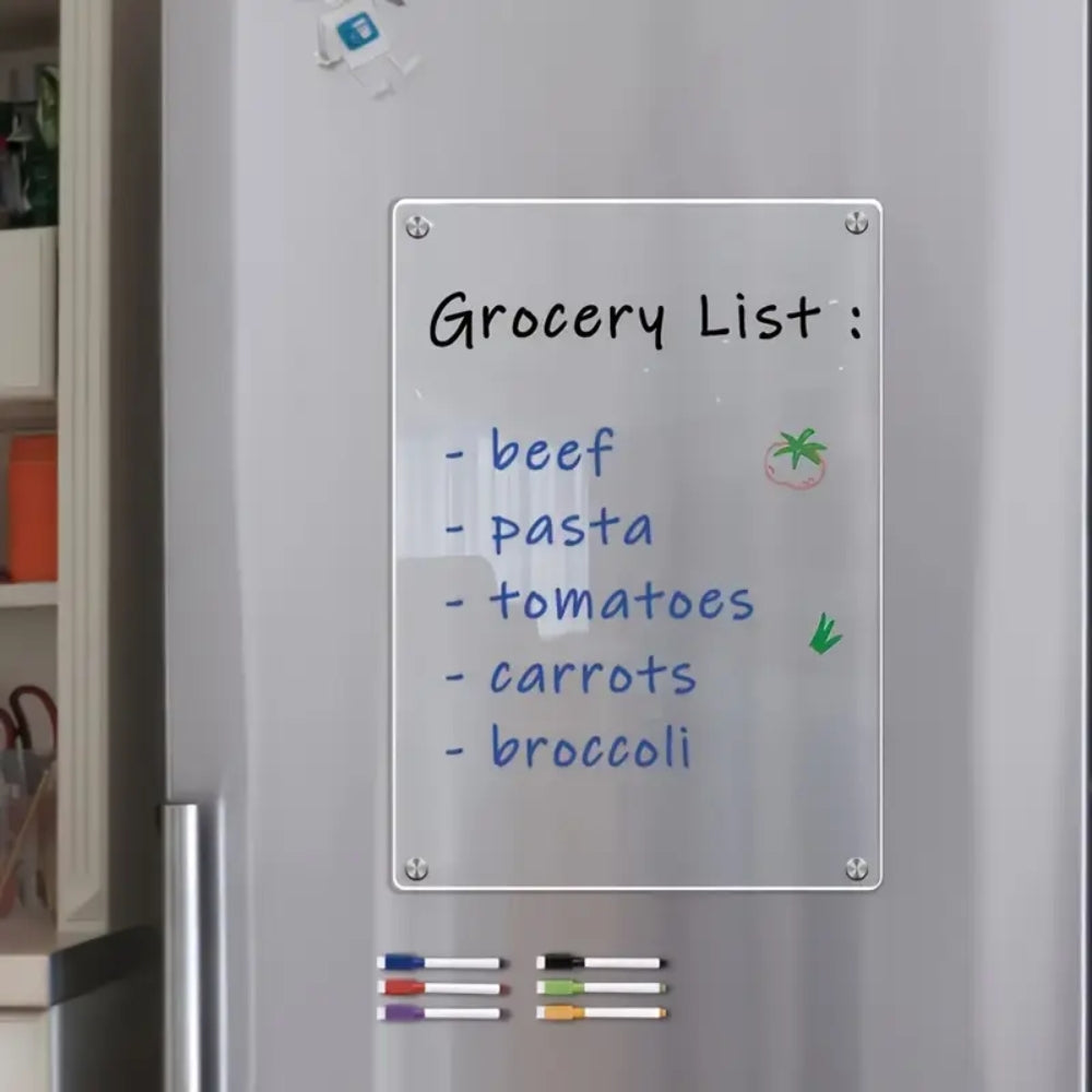 Magnetic Calendar Fridge Calendar Message Board Magnetic Dry Erase Board For Home