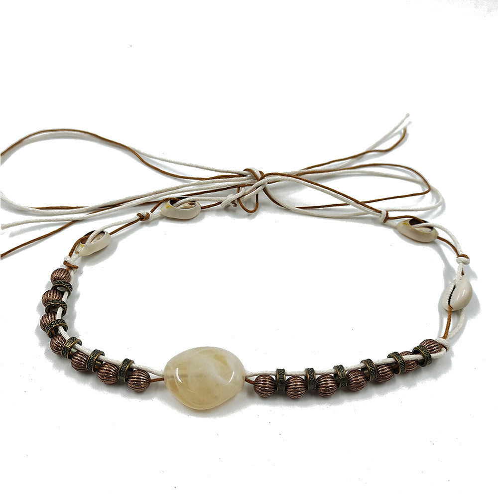 Pendant Parts Men's And Women's Decorative Lace-up Hat Scarf Accessories