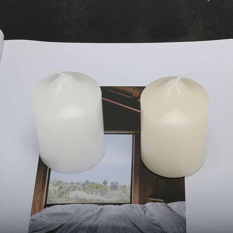 Candles Decorated With Cylindrical