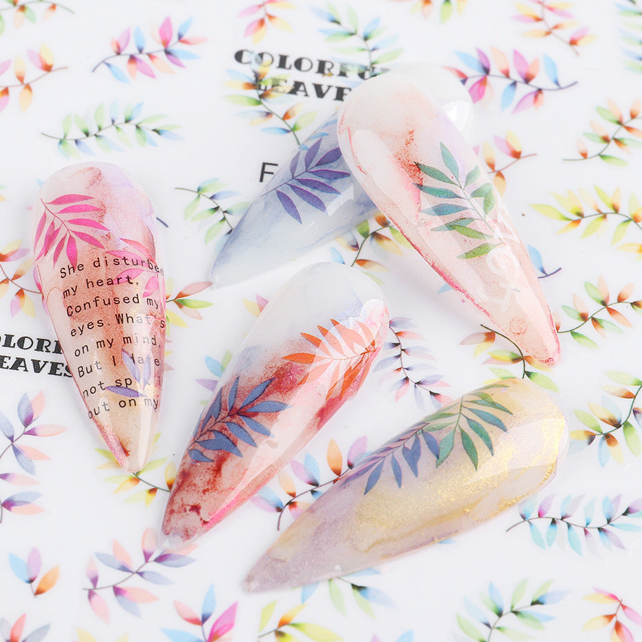 Nail Floral Sticker