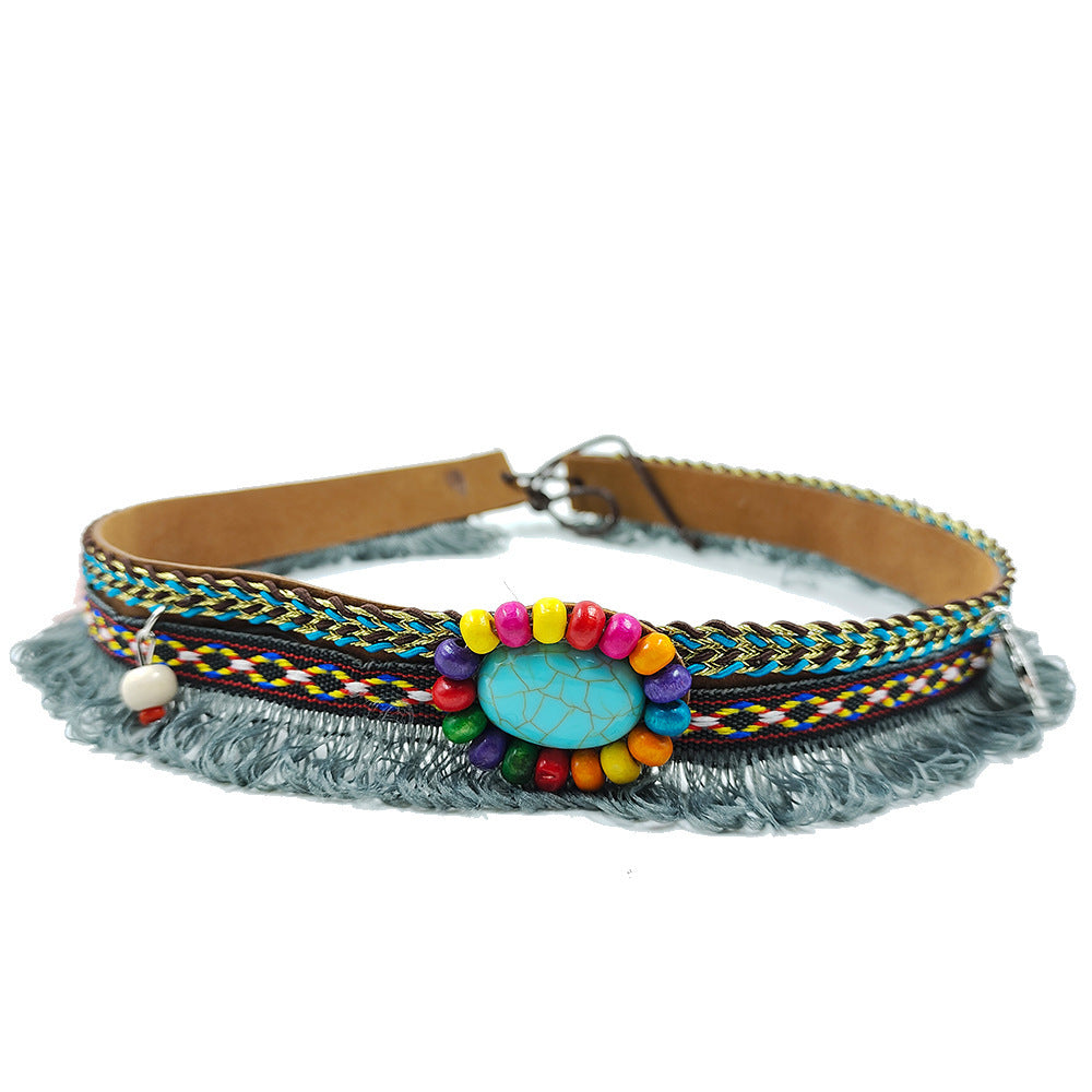 Pendant Parts Men's And Women's Decorative Lace-up Hat Scarf Accessories