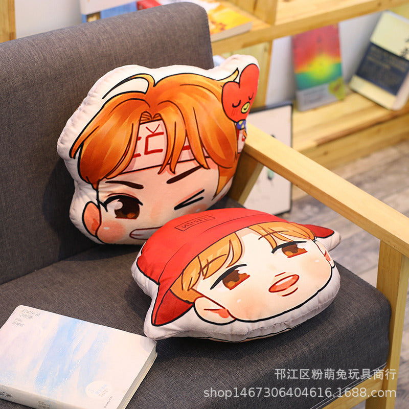 Cartoon anime double-sided girl's boy's toy