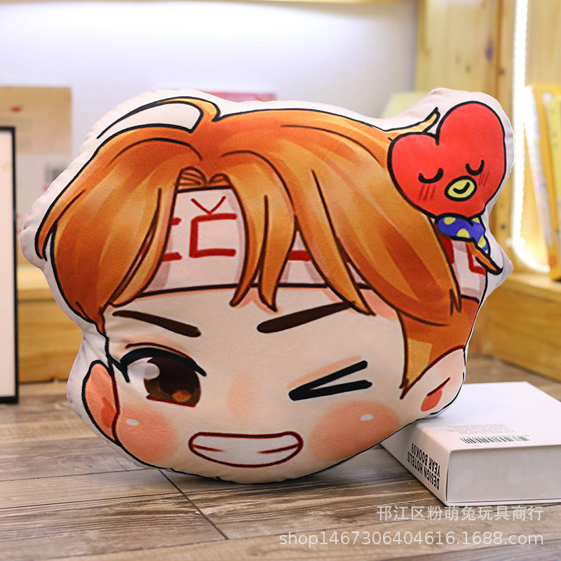 Cartoon anime double-sided girl's boy's toy