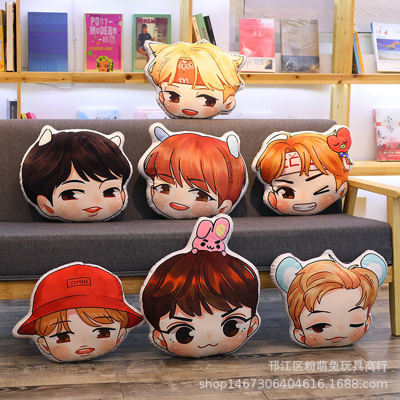 Cartoon anime double-sided girl's boy's toy