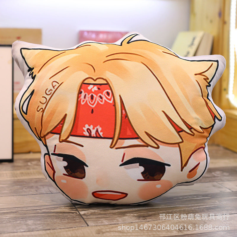 Cartoon anime double-sided girl's boy's toy