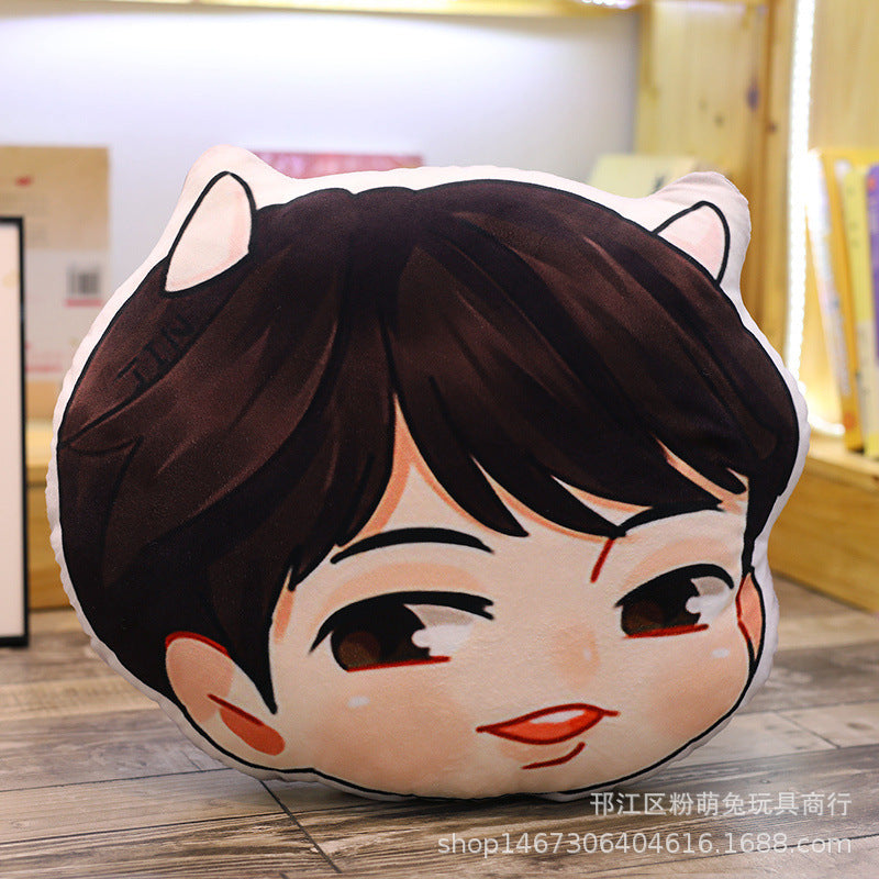 Cartoon anime double-sided girl's boy's toy