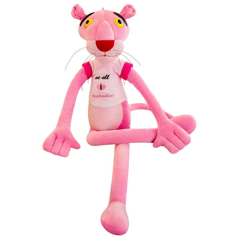 Pink Panther Doll Plush Toy Pillow Doll Naughty Tiger Panther Toy