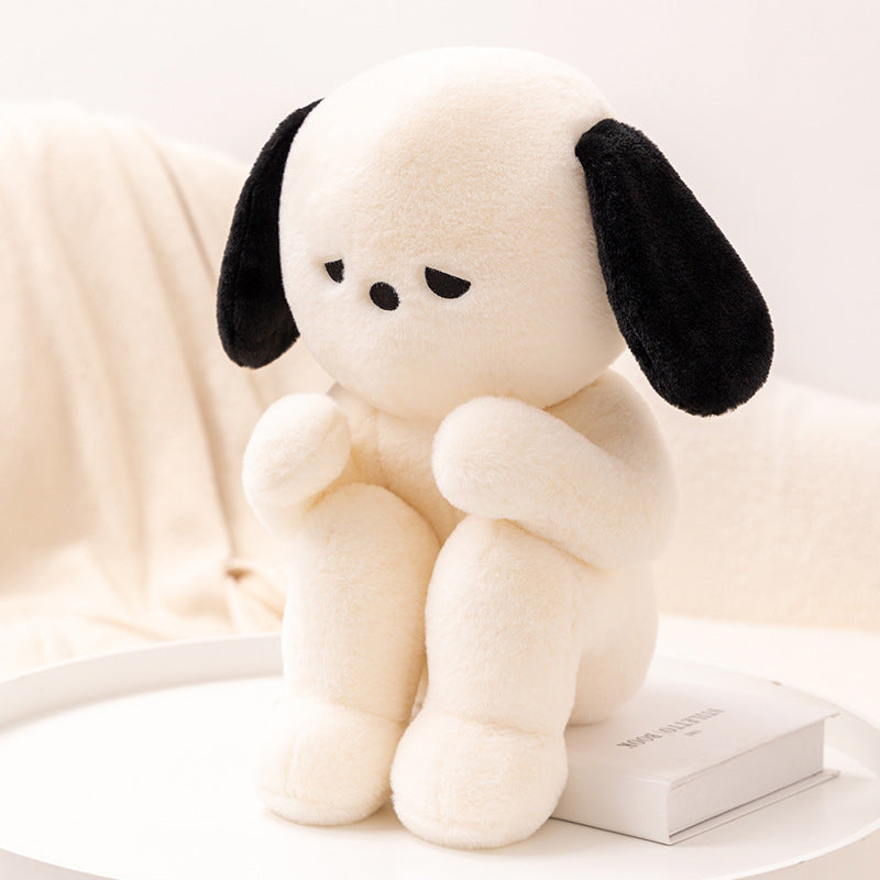 Emo puppy spoof plush creative dolls boys cute funny toy