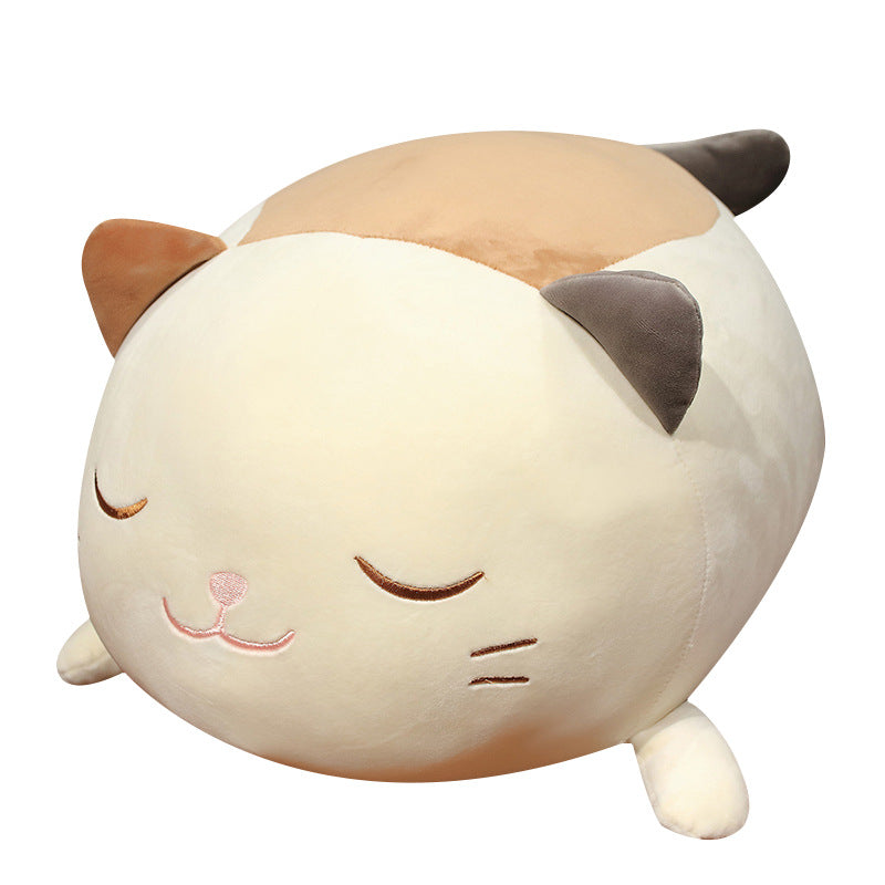 Cat plush toy cute lazy cat doll pillow