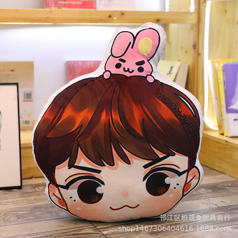 Cartoon anime double-sided girl's boy's toy