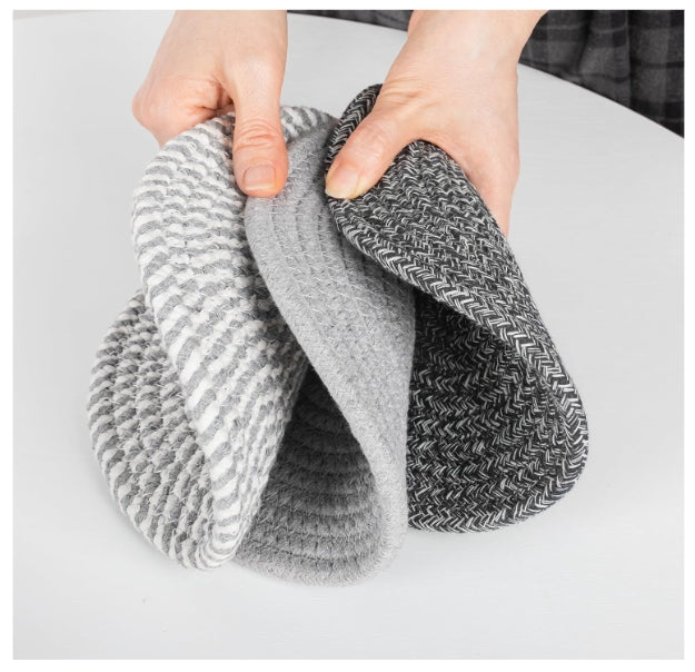 8" Trivets for Hot Dishes, 6 Heat Resistant Hot Pads - THEAMBIENCEHOME