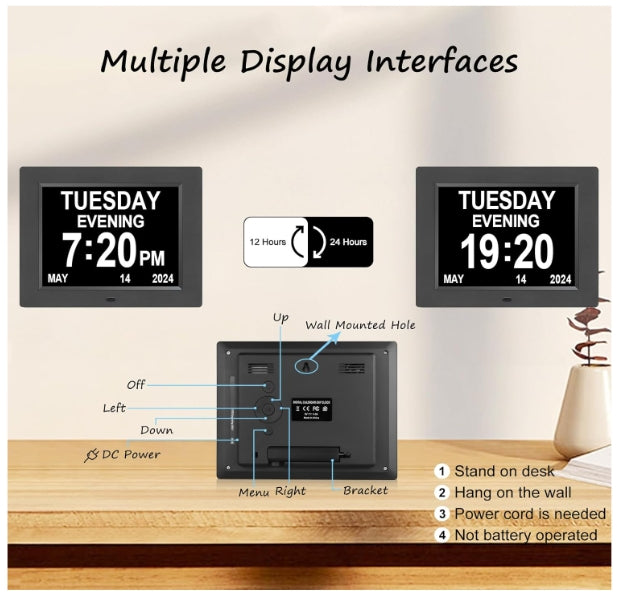 Digital Clocks with Auto Dimmable Display - THEAMBIENCEHOME