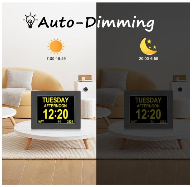 Digital Clocks with Auto Dimmable Display - THEAMBIENCEHOME