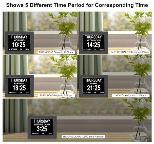 Digital Clocks with Auto Dimmable Display - THEAMBIENCEHOME