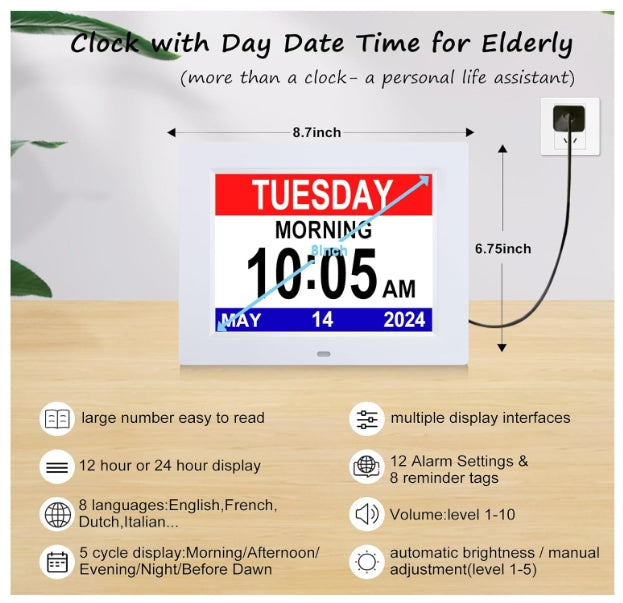 Digital Clocks with Auto Dimmable Display - THEAMBIENCEHOME