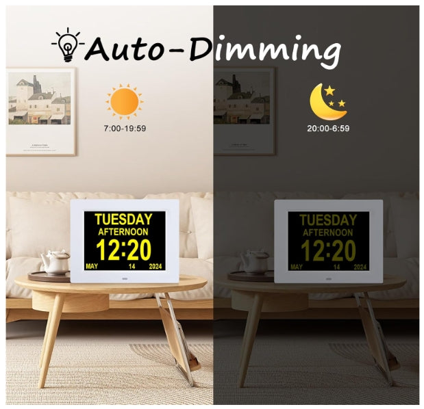 Digital Clocks with Auto Dimmable Display - THEAMBIENCEHOME