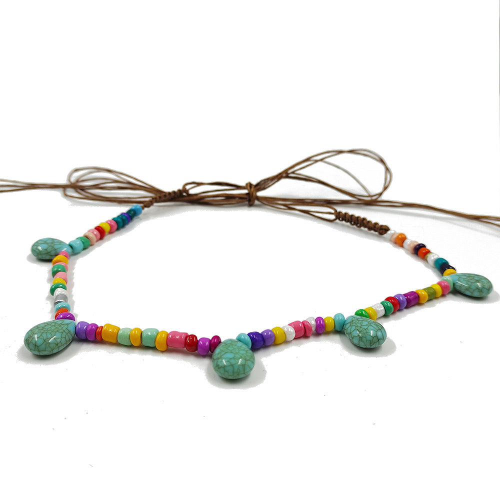 Pendant Parts Men's And Women's Decorative Lace-up Hat Scarf Accessories