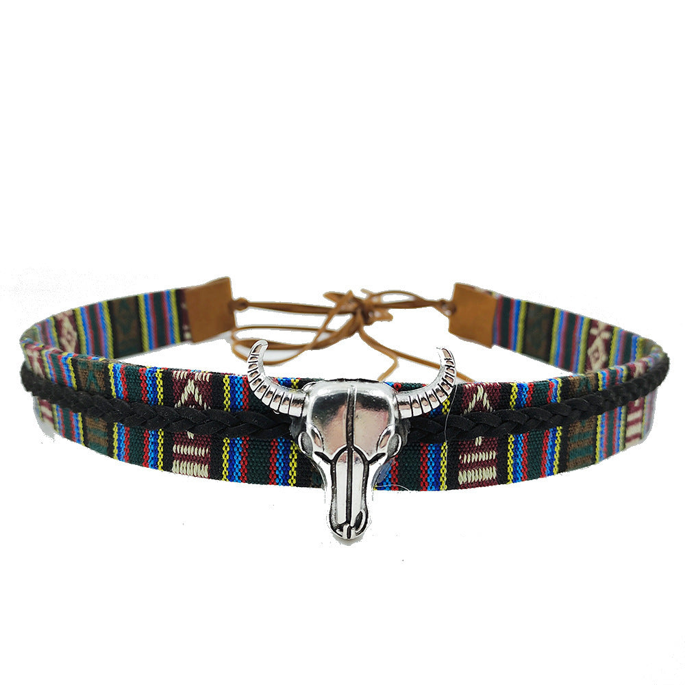 Pendant Parts Men's And Women's Decorative Lace-up Hat Scarf Accessories