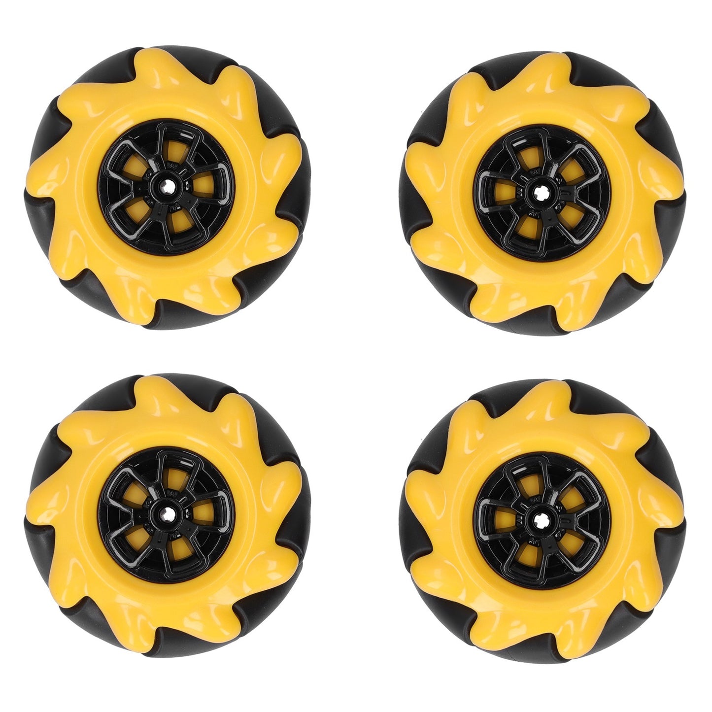 Mecanum Wheel OmniDirectional Smart Robot Car Parts Accessories DIY Toy Components 60mm(2 Pairs )