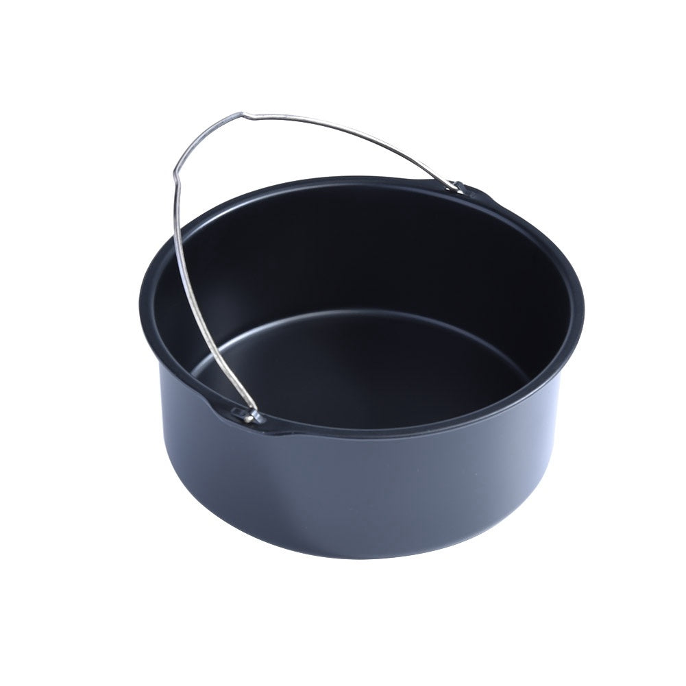 6 in 1 Multifunctional Air Fryer Accessories Set Kit Parts Metal Holder Skewer Rack Cake Barrel