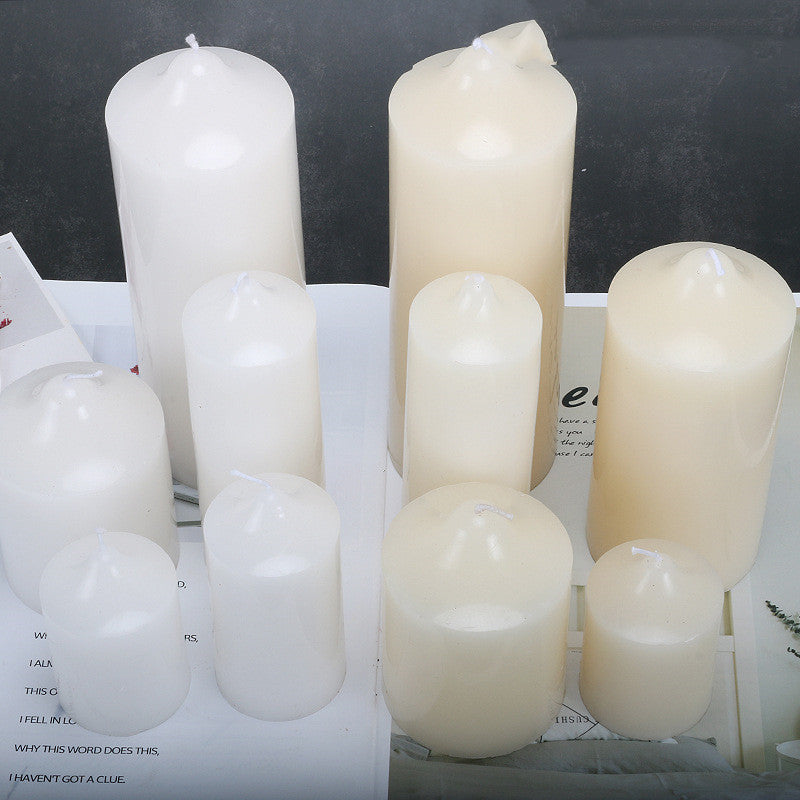 Candles Decorated With Cylindrical