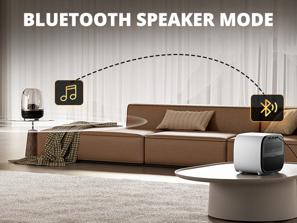 Etoe E3 Pro Projector, 1080P FHD Smart Projector