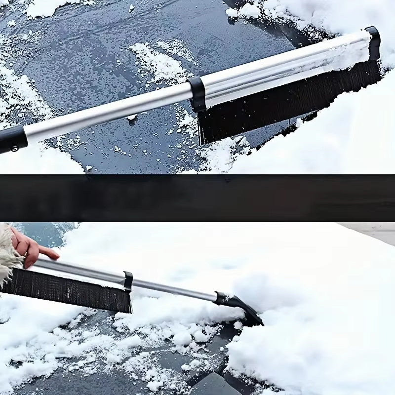 Windshield Wiper Snow Removal Brush Shovel Extendable Stainless Steel