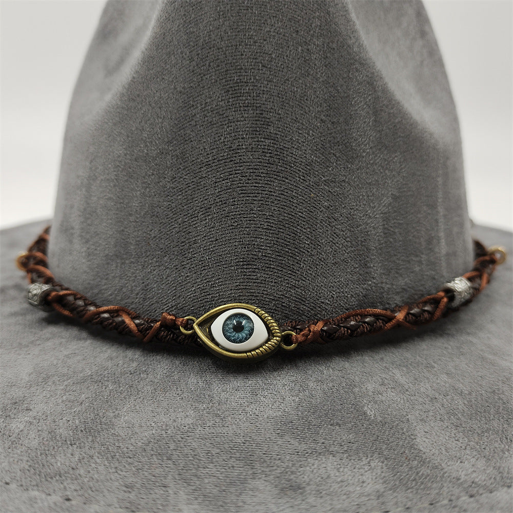 Pendant Parts Men's And Women's Decorative Lace-up Hat Scarf Accessories