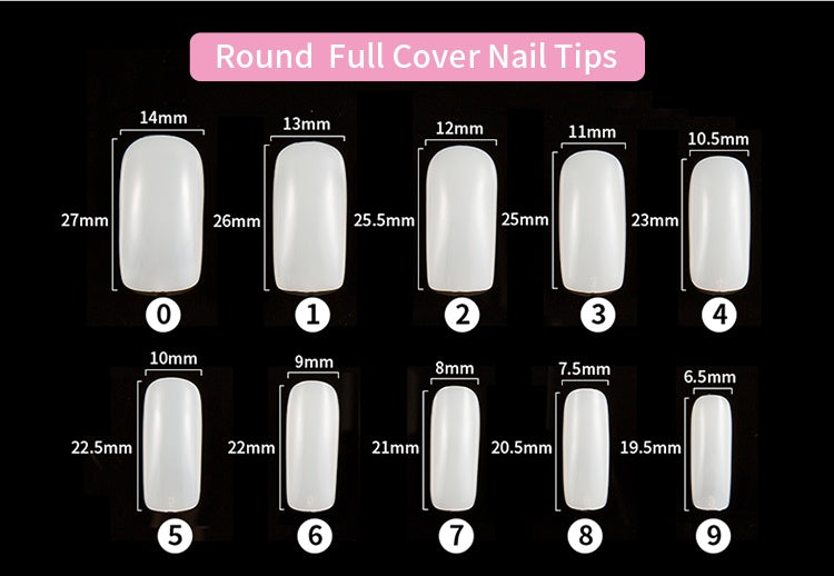 Acrylic Full Cover Nails