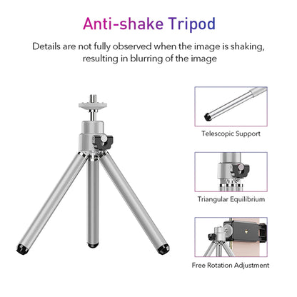 4-in-1 Mobile Phone Camera Lens Kit 22x Monocular Telescope
