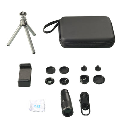 4-in-1 Mobile Phone Camera Lens Kit 22x Monocular Telescope