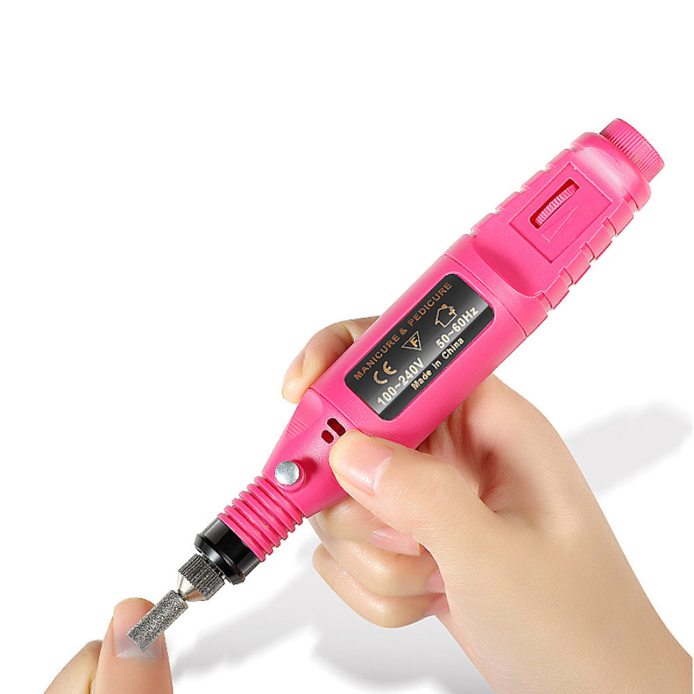 Manicure Pedicure Drill Set Machine for Ceramic Gel Nail Drill Equipment- USB Powered