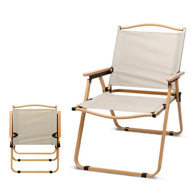 Heavy Duty Portable Outdoor Adult Camping Kermit Chair with Arm Rest