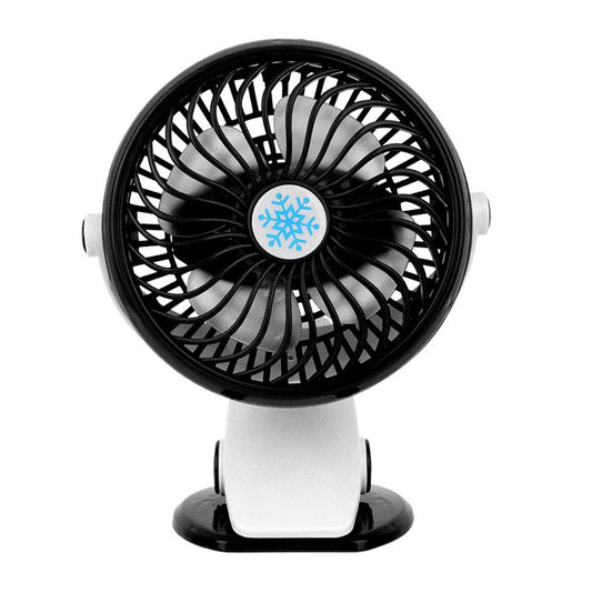 Oscillating Portable Desk and Clip on Air Cooling Fan- USB Rechargeable